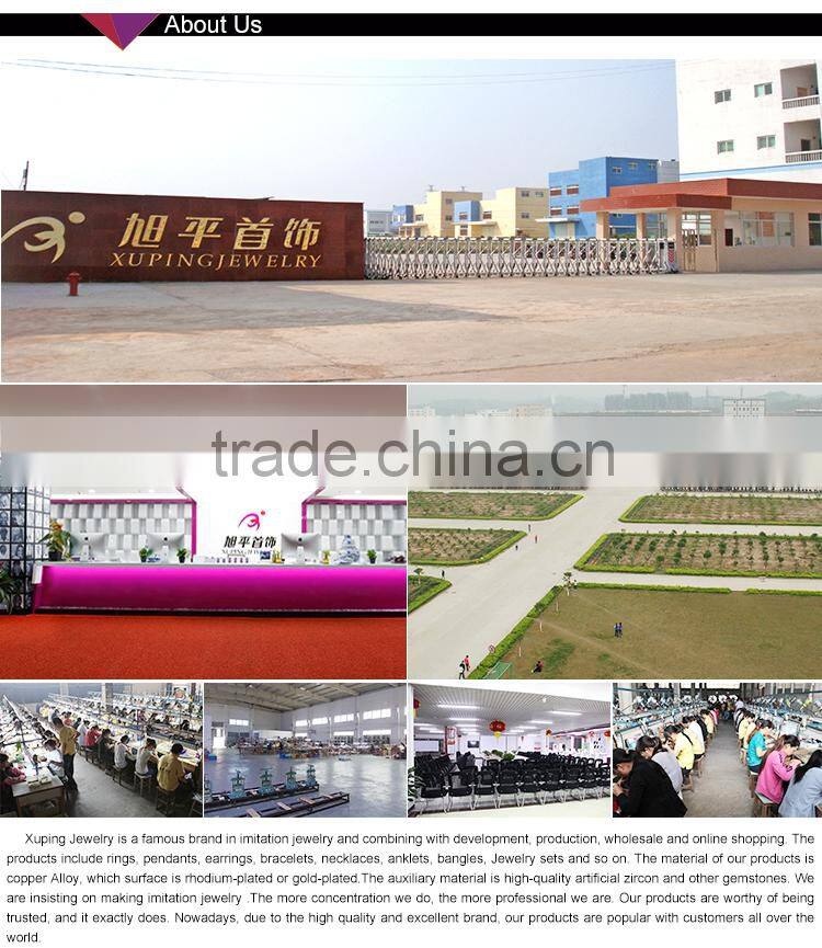 multi stone ring shape jewelry 2016 woman wedding fashion rose gold necklace earring jewelry set