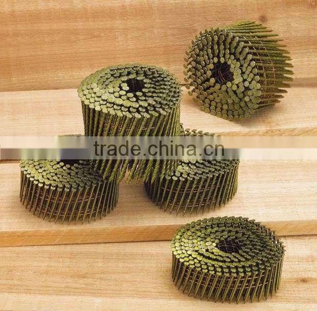 plastic collated high quality steel coil nails(2013)