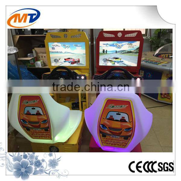 kids rides video game racing car coin operated kids riding car