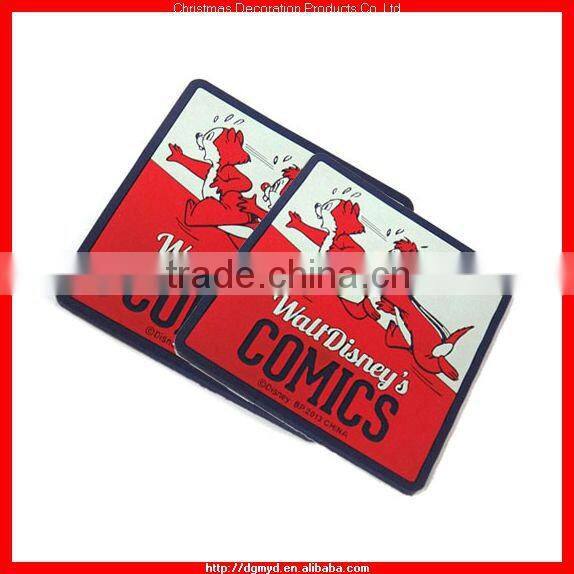 Top grade colorful soft PVC coaster for Promotion (KMS-1945)