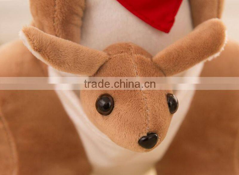 creative hot-selling cartoon animal mother and child kangaroo simulation imitated stuffed plsh toy doll