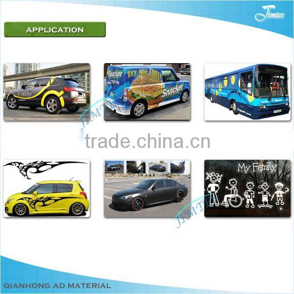 black glue pvc perforated adhesive vinyl one way film for glass