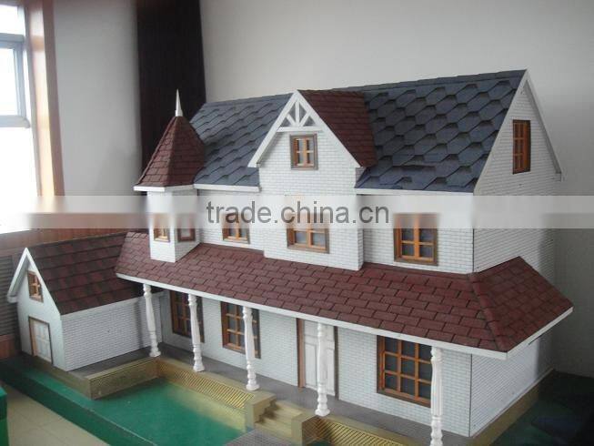 colourful bitumen roofing shingles