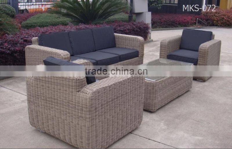 Patio Luxury Outdoor Garden - Wicker Rattan garden Chair - (1.2mm thickness Alu Frame, Power Coated Woven by Rattan, Wicker)