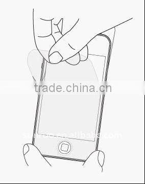 Matte screen protector in consumer electronics for mobile phones