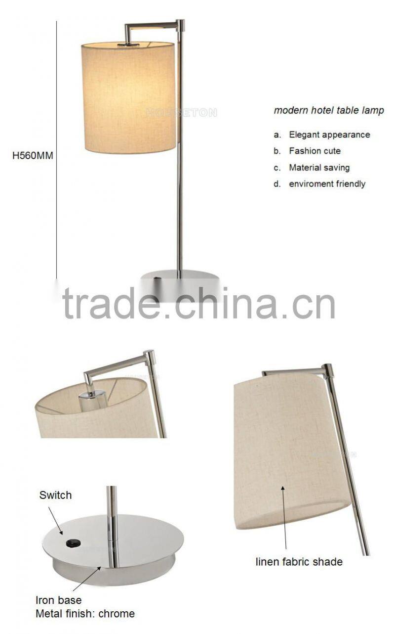 Hotel chrome chanel table lamp,chrome chanel table lamp,chanel table lamp T1040