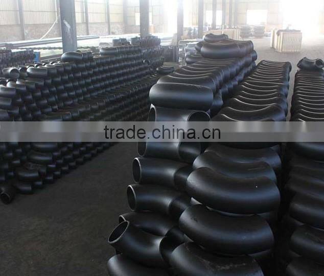 Hot Sale carbon steel butt weld pipe fittings 90deg elbow