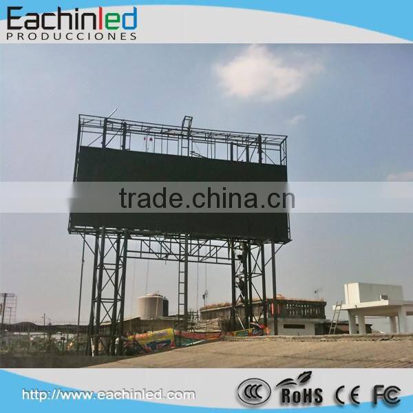 Pantalla de LED gigante full color para publicidades exteriores giant tv led p10