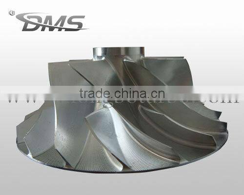 Five-axis turbo aluminum alloy compressor wheel