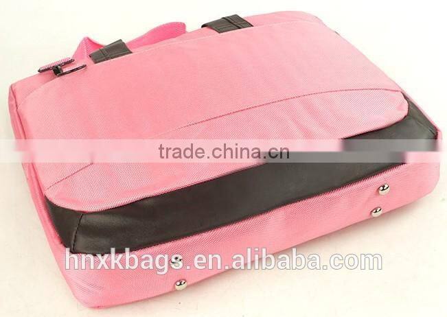 promotional pink laptop bag with customized logo