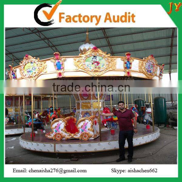 Competitive price new design attractive amusement park rides merry go round carousel for sale