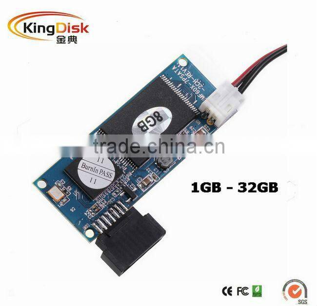 Industrial Embeded 7 pin SATA dom flash SLC 8GB module Card