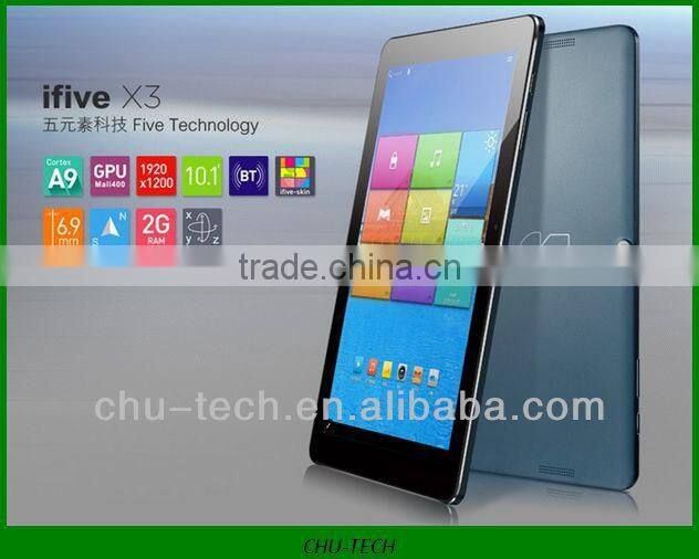 FHD 1920*1200 10.1 inch Screen android 4.2 RK3188 Quad core 1.6GHz 2GB+32GB 2.0MP+5.0MP HDMI Bluetooth FNF ifive X3