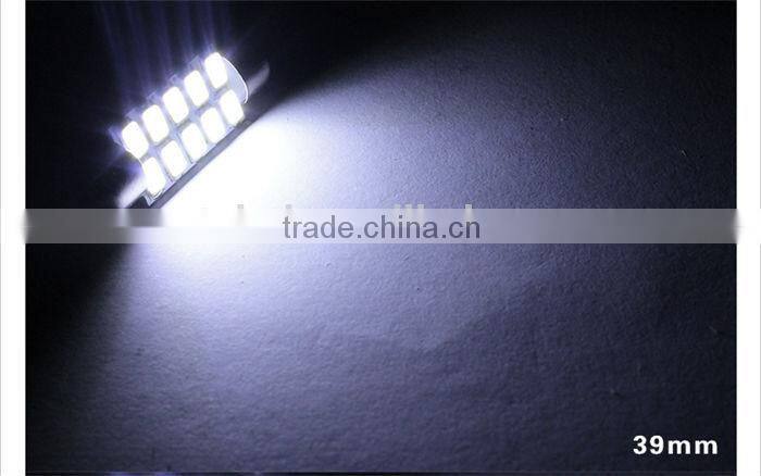 10SMD 5630 Car Led Festoon Lamp Led Bulb 12v C5W 39MM Car Room Light