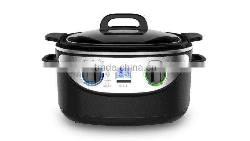 6quart 5L electric multi cooker MC-600D with slow cookers function