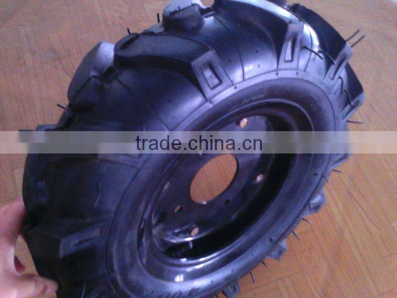 small rubber wheels tires for tractor mower 4.00-8