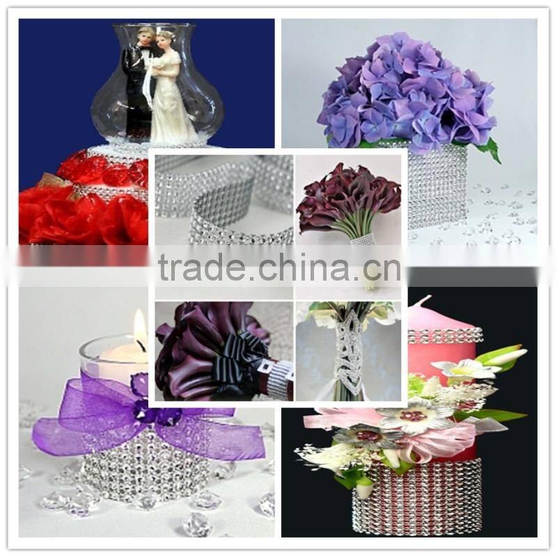 Diamond Mesh Wrap Roll Rhinestone Ribbon Wedding Cake Decor