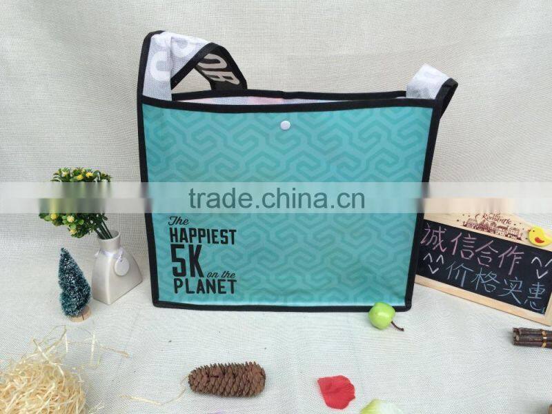 Recycled Cool Sling Bag Button Closure MAC-C Book Bag