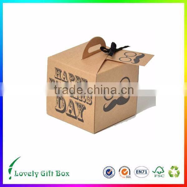 China factory recyclable yellow package box with high quality