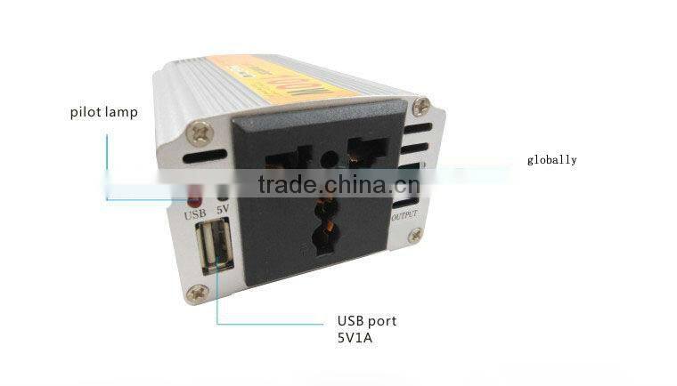 DC 12V to AC 220V Auto Car Power Converter Inverter Adapter Charger With USB Charge 300W
