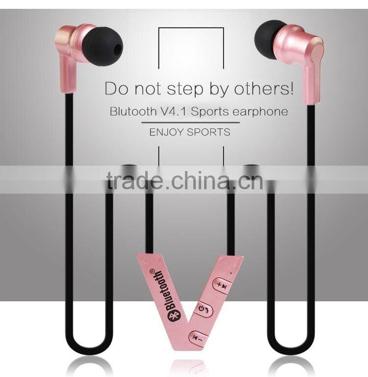 Sport bluetooth headset with autodyne hangers type support music wireless headset