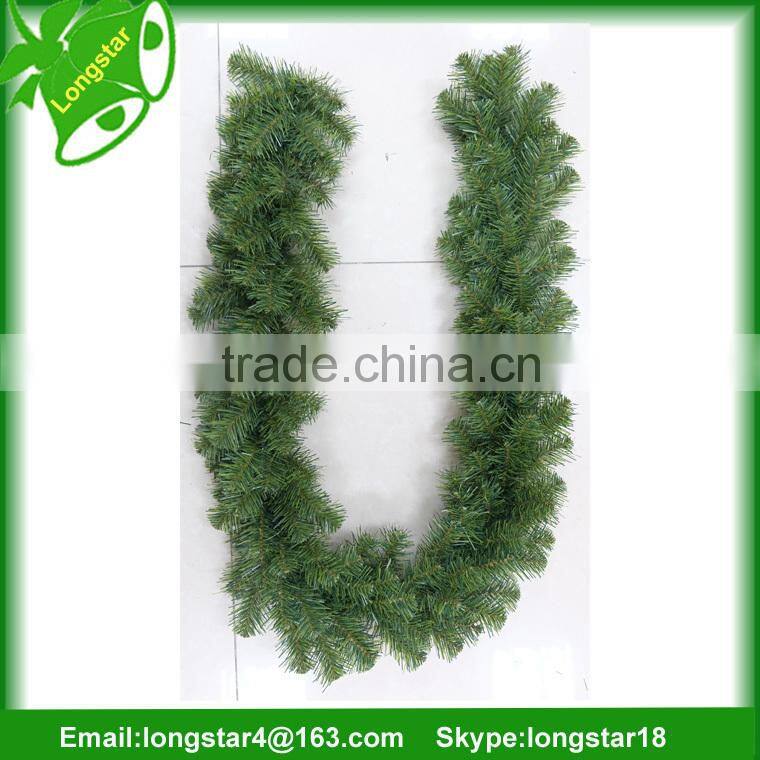 Hot sale plastic christmas garland /Indoor christmas garland