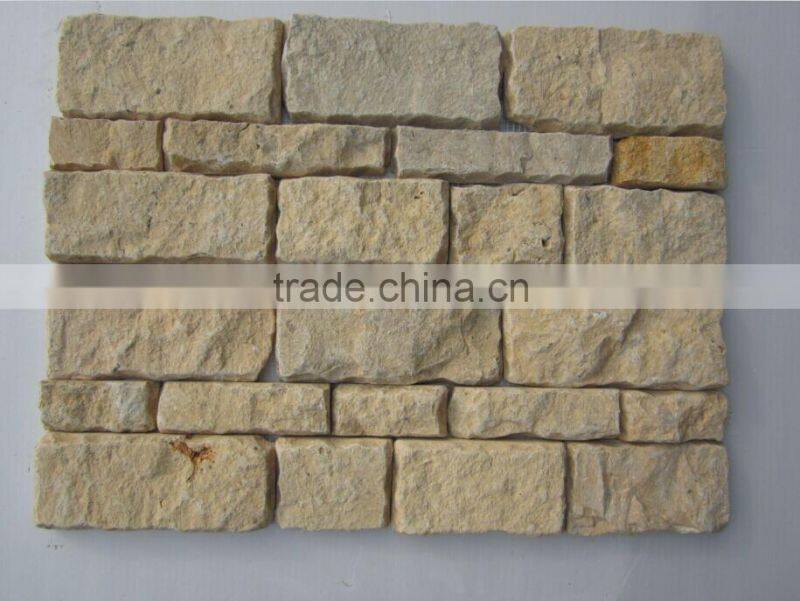 White limestone lump slabs for sale