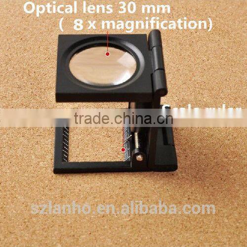 9005A 8x Three-Folding Magnifier Stand Repair with LED Light Magnifying Glass