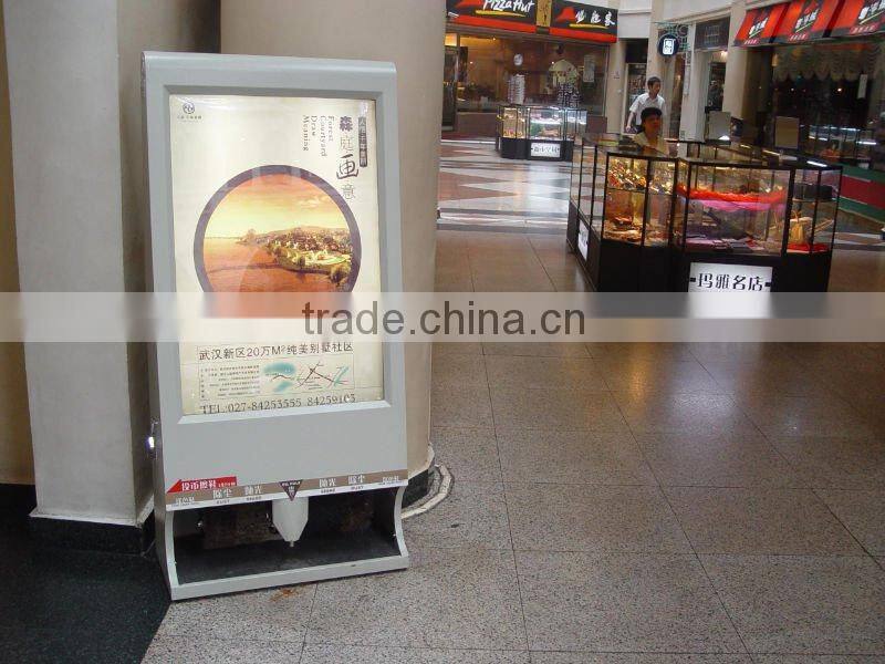 Advertisement Shoe Cleaner Machine and scrolling advertising light box-DH-DG700