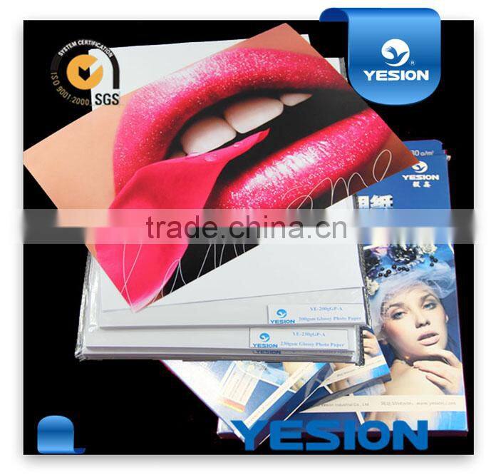 2014 High printing DPI 5760 180gsm what size is photo paper Factory supplyer