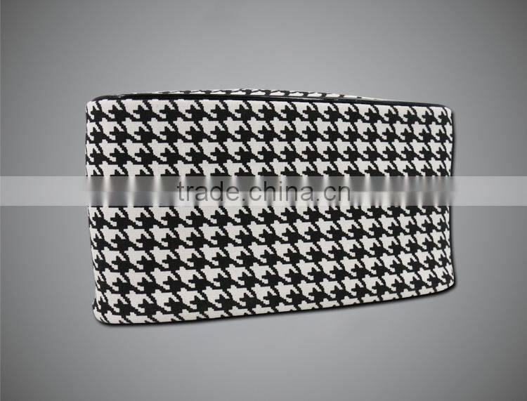 Fashion hot selling printing canvas cosmetic bag