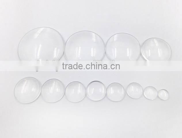 Wholesale DIY jewelry accessory flat clear acrylic cabochon
