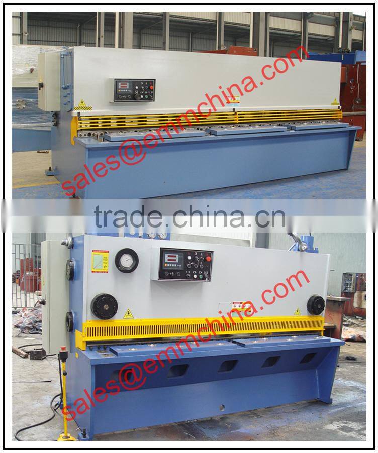 QC11K-16x2500 CNC hydraulic sheet metal plate shear