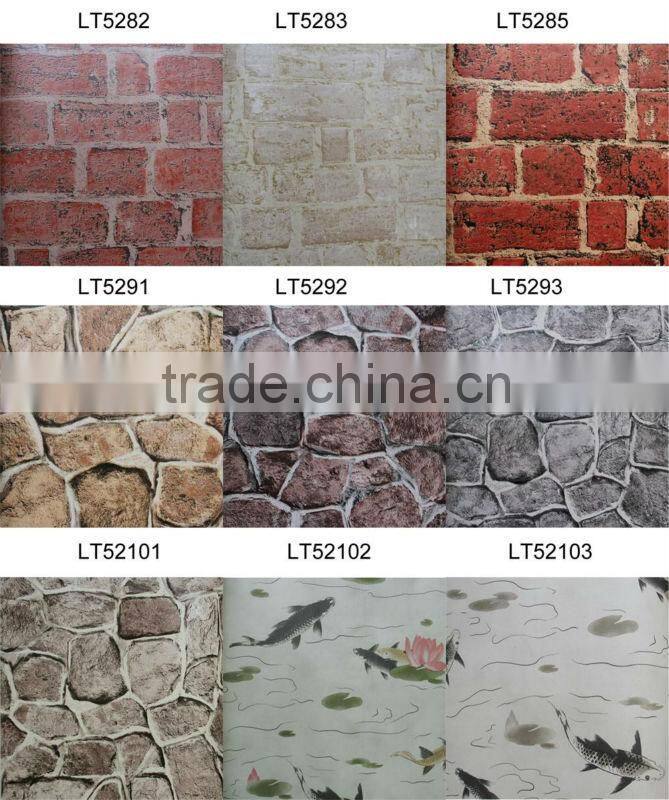 red brick wall paper korea stone wallpaper for interior decorative walls