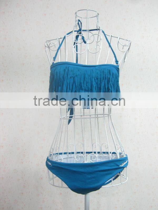 No MOQ Fringe Tassel Swimwear Paypal Accept Wholesale Brazilian Bikinis