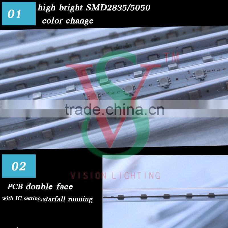 12V 50cm waterproof disposable meteor led shower light