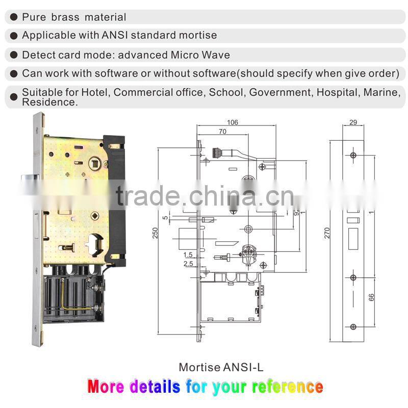 biometric hotel door lock,proximity card hotel door handle lock for hotel