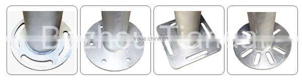 ground helix pile for foundations