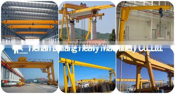 5~50 Ton Single Girder Gantry Crane for Sale with supply for Rail