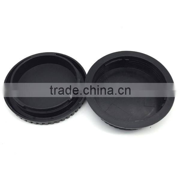 Manufacturer Wholesale Black Plastic Rear Lens Cap for Camera