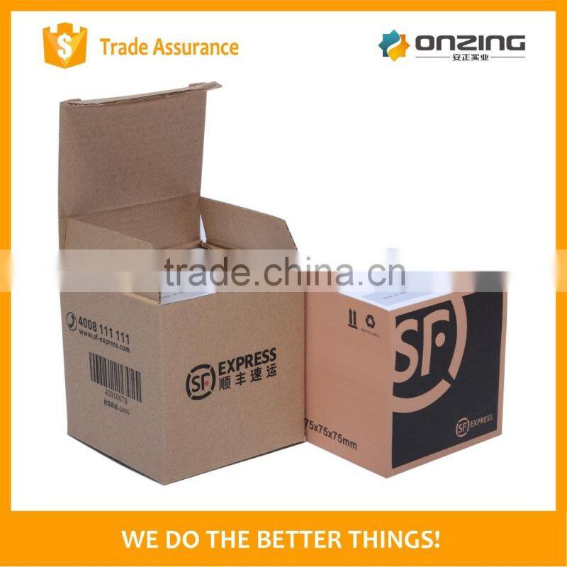 Promotional logo printing on sheets and sides cube notepad stationery