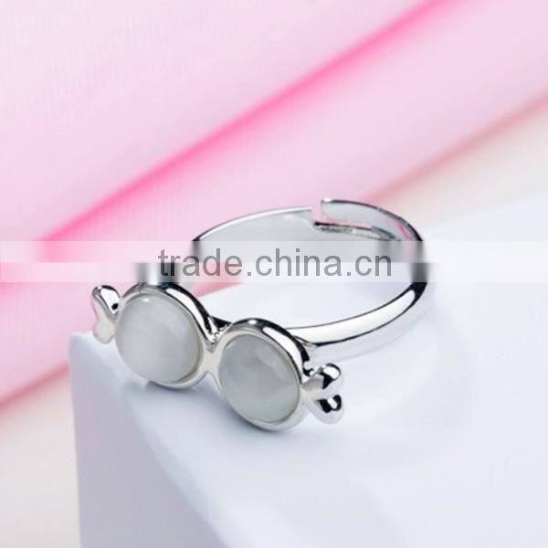 Personality Charm Rose Gold Opal Ladies Gold Finger Ring