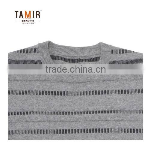 Men Knitting Pattern Cashmere Sweater, Fashion Winter Jacquard Sweater