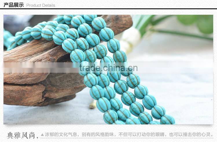 10mm unique special large size spacer beads turquoise wedding decorations