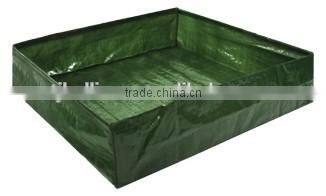 100L Dark Green Reusable Rectangle Tomato Grow Planter Bag With Wire ,Square Patio Tomato Planting/Growing Bag,Tomato Planter