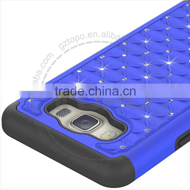 Bling Diamond Phone Case Combo Sky Star PC Silicone Case for Samsung galaxy J7 J710