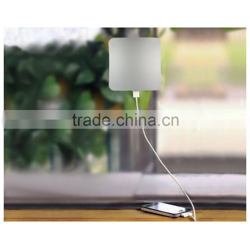 Creative power bank solar charger, 5V 1A solar panel mobile power charger