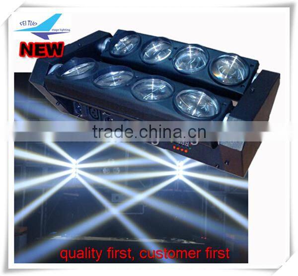 Dj New Product 8X10w rgbw 4in1 LED Spider beam moving head light