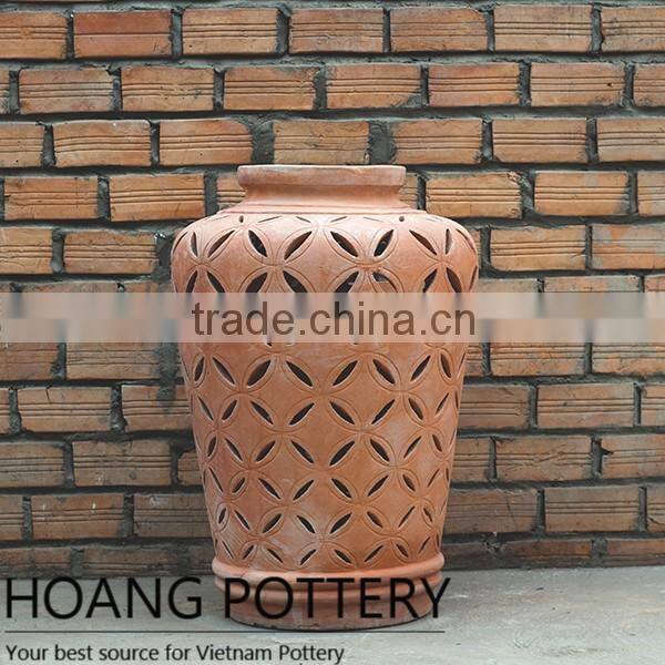High Quality Terracotta Flower Planter / Jar - Vietnamese Pottery