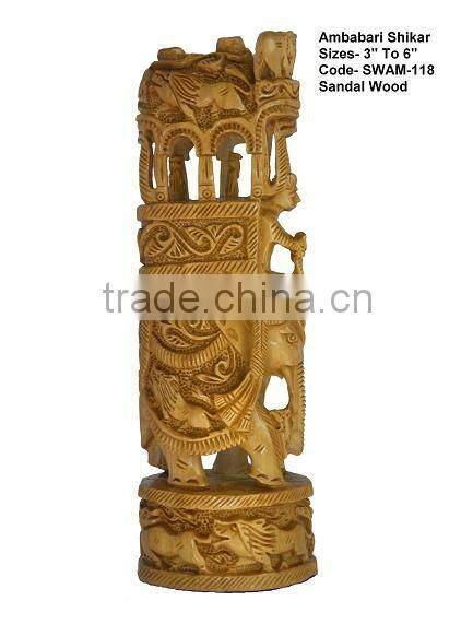 ambabari elephant statues/antique carving elephant/antique carved wooden elephants